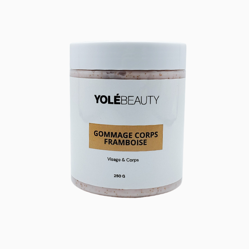 gommage corps framboise