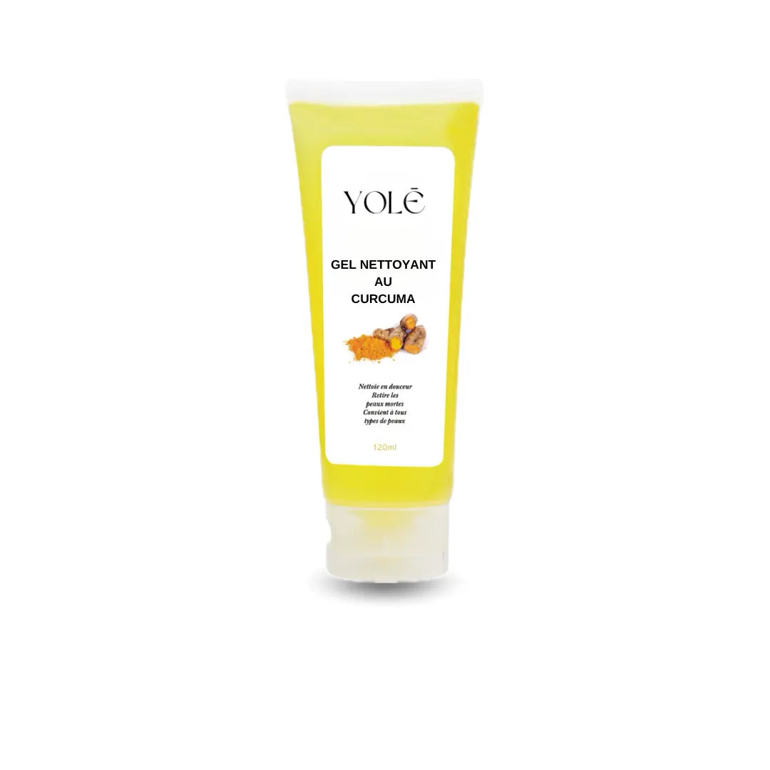 Gel Nettoyant Curcuma | Gel Nettoyant Exfoliant Naturel | yolebeauty
