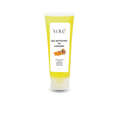 Gel Nettoyant Curcuma | Gel Nettoyant Exfoliant Naturel | yolebeauty
