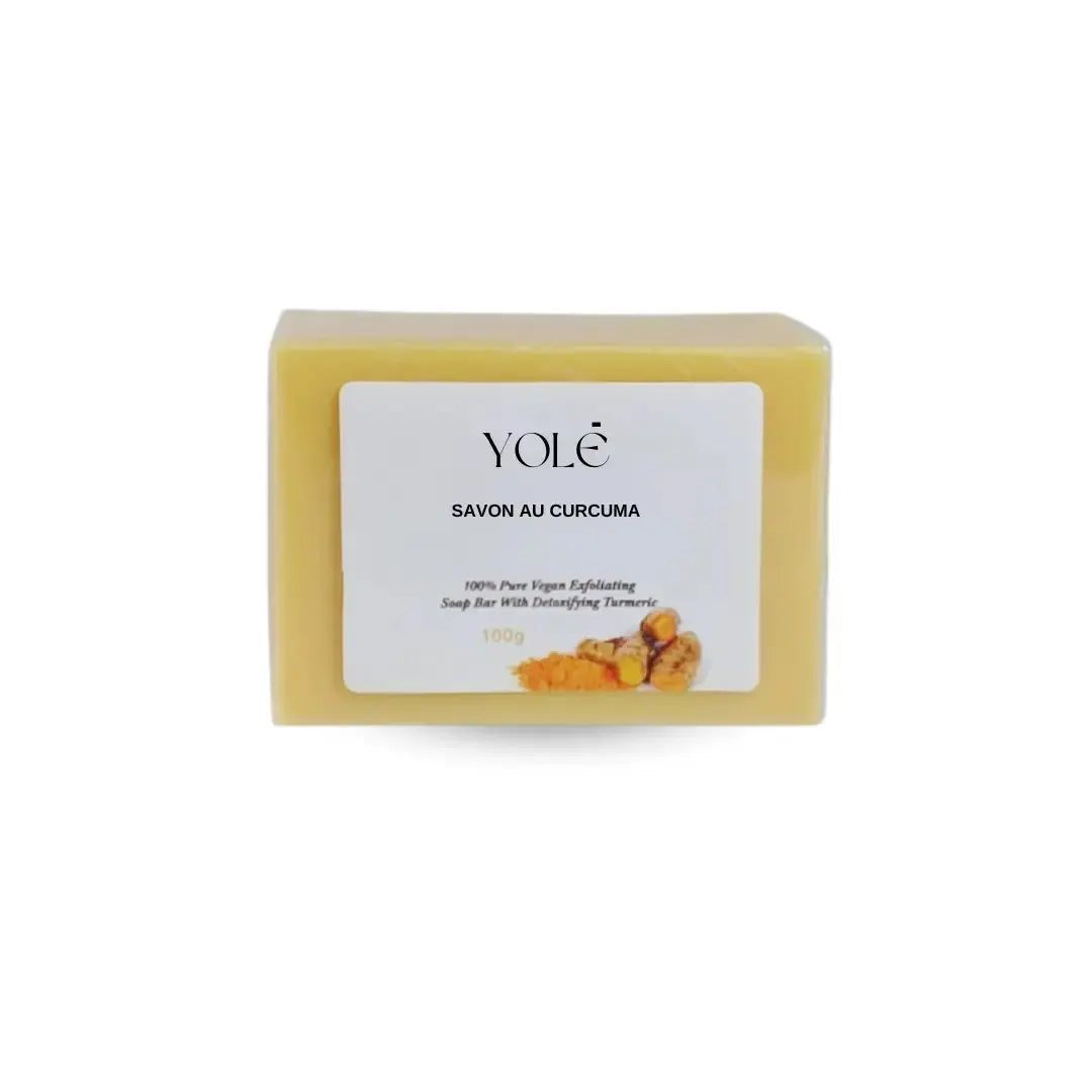 savon au curcuma  et lait de chèvre Yole