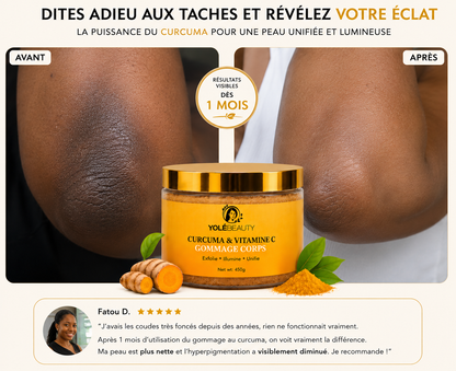 Gommage corps au Curcuma Vitamine C