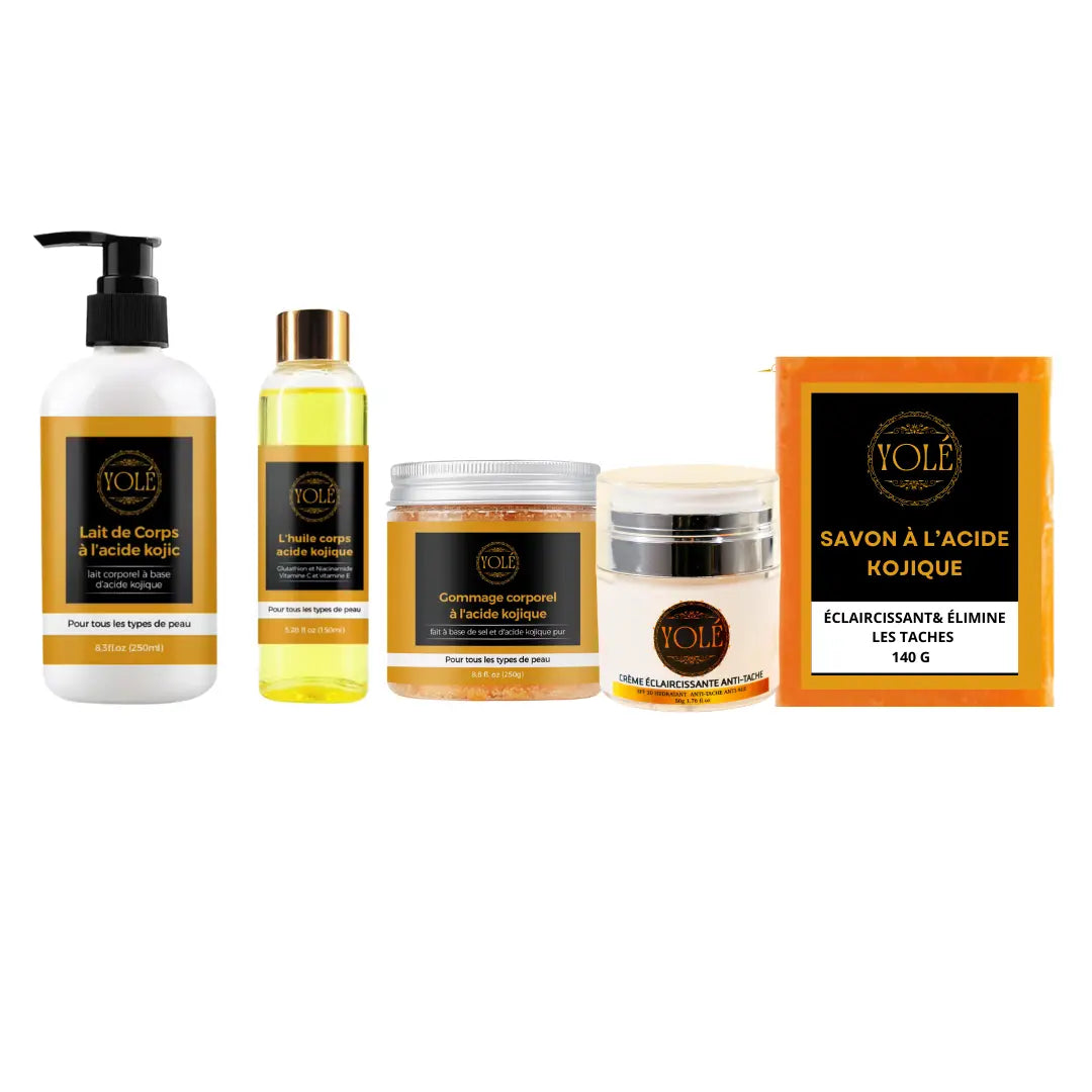 gamme teint caramel éclat acide kojique 