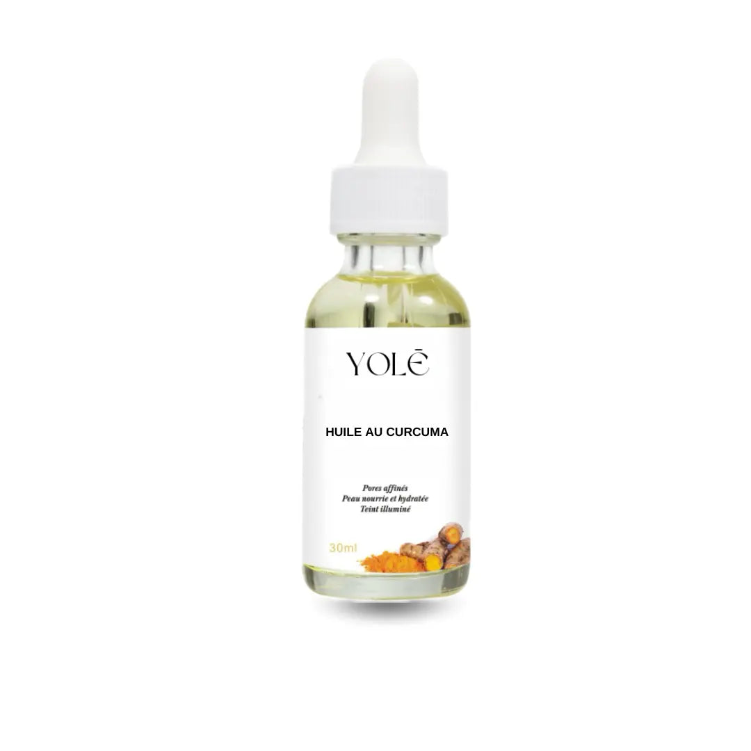 huile visage au curcuma 