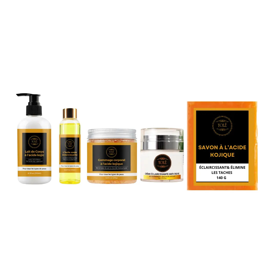 gamme teint caramel éclat acide kojique 